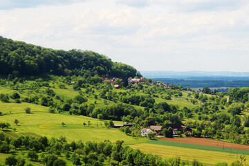 Fototapeta na wymiar Countryside in Baden-Wurttemberg, Germany