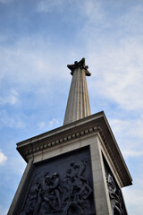 Trafalgar square in London downtown, England, United Kingdom (UK)