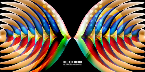 Geometric colorful abstract background template