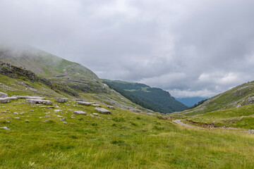 Fototapeta premium landscape with mountains and sky