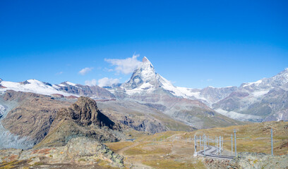 Beautiful scenery with Matterhorn, Zermatt, Switzerland