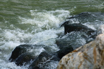 Steine im Meer