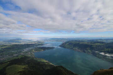 A view from atop Mount Rigi