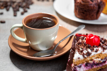 Delicious morning coffee