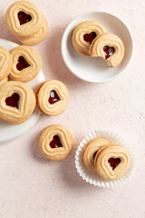 cookies on a white background