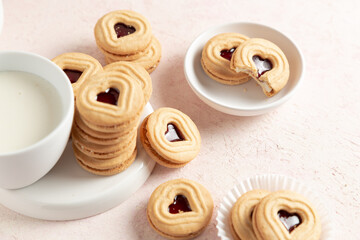 cup of coffee and cookies