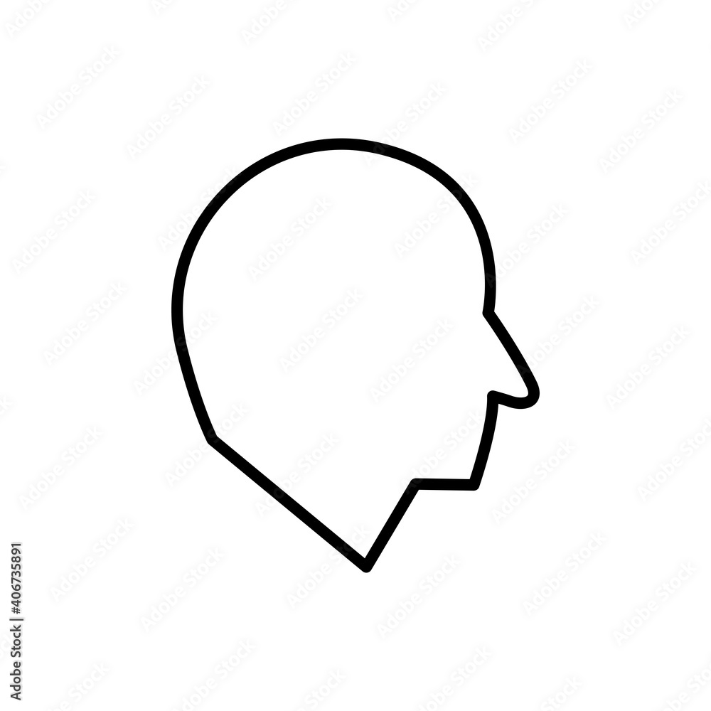Poster head line icon. simple design editable. design template vector