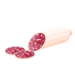 Italian felino salami icon