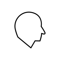 Head line icon. simple design editable. Design template vector