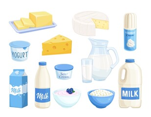 Set Dairy Products