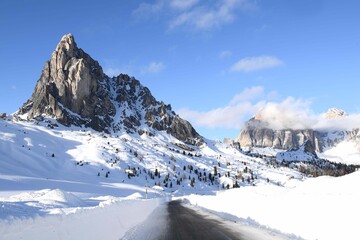 CORTINA D'AMPEZZO PASSO GIAU DOLOMITI ITALIA
