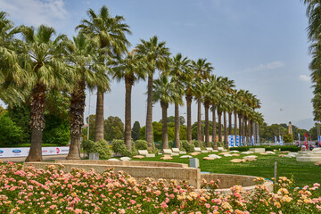 view of the Public park called K lt rpark translated culture park , also known as Kulturpark in Izmir, Turkey.