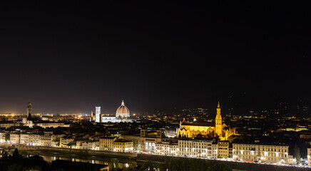 Florence night landscape