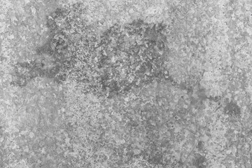 Galvanized iron with dirty spot, light metal texture background