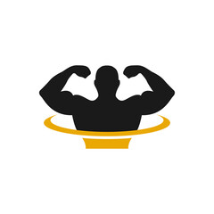 Illustration Vector Graphic of Muscle Logo