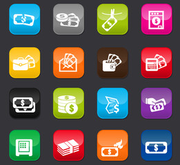 Money icon set