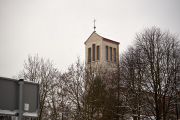 kościelna wieża © Marcin Łazarczyk