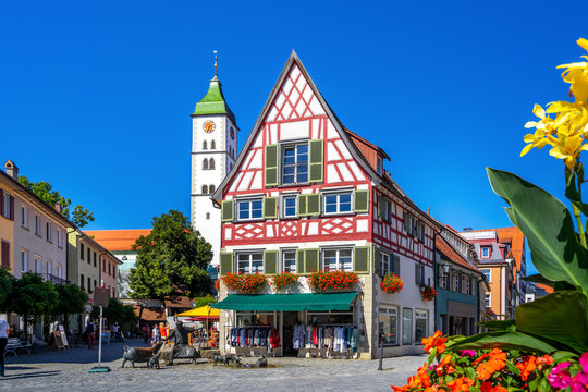 Am Saumarkt, Wangen im Allg&auml;u, Baden-W&uuml;rttemberg, Deutschland	