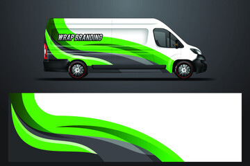 Van Wrap Designs Vector , Livery Sticker Car