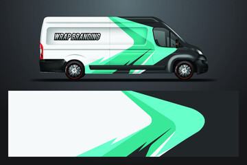 Van Wrap Designs Vector , Livery Sticker Car
