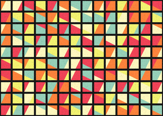 Abstract Geometric Pattern generative computational art illustration