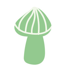 cooking food mushroom fresh cartoon flat icon