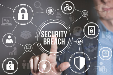 Internet, business, Technology and network concept. Cyber security data protection business...