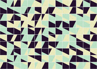 Abstract Geometric Pattern generative computational art illustration