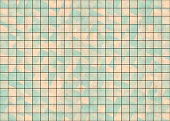 Fototapeta premium Abstract Geometric Pattern generative computational art illustration