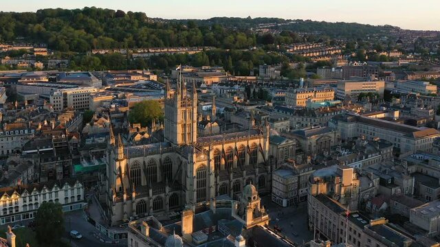 Georgian City of Bath and Bath Cathedral, Somerset, England  