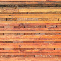 Wood plank background showing different coloured shades of wood with copyspace