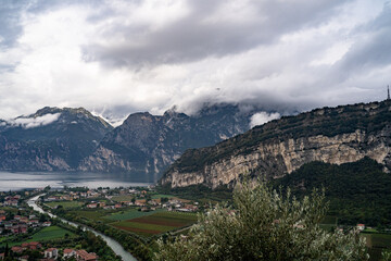 Fototapeta na wymiar Lago di Garda Gardasee