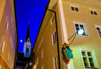 famous old town of Bad Tolz - Bavaria