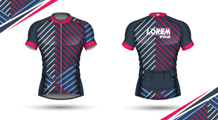 Cycling jersey, front and back