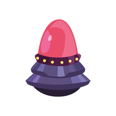 Fototapeta premium Space ufo icon isolated vector design