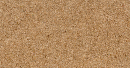 Fototapeta na wymiar Kraft packaging paper texture, macro shot. Sharp and detailed surface. Blank brown paper.
