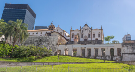 Fototapeta na wymiar Monastery of Saint Benedict Rio de Janeiro.