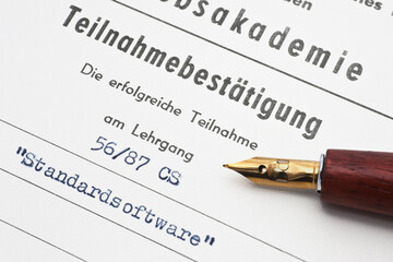 Teilnahmebest&auml;tigung