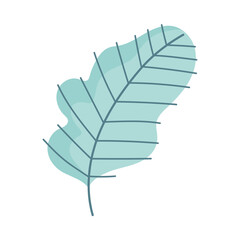 leaf organic fresh food icon isolated design