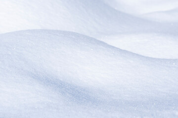 
Background from fluffy snow close-up.