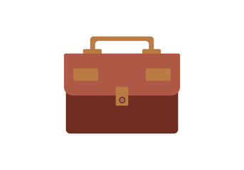 Suitcase icon Colorful. Office Bag, Travel baggage vector icon, leather office bag, Briefcase icons Colorful.