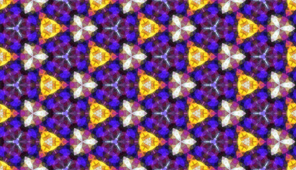 Fototapeta na wymiar Geometric design. Abstract geometric seamless pattern. Seamless patterns. Colorful gradient mosaic background. Mosaic pattern. EPS 10 Vector