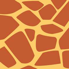 animal print giraffe background vector design