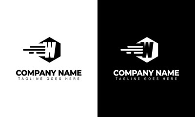 Letter W Logo. Illustrator Vector Design Letter