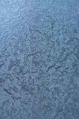 Abstract pattern of ice crystals on a frosty window