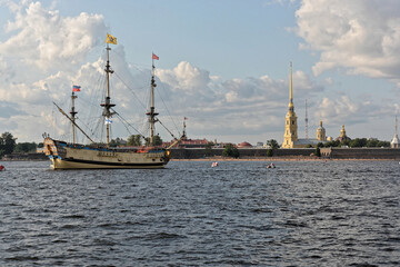 St. Petersburg in the summer.