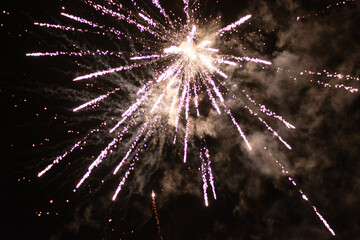 Fototapeta premium fireworks in the sky