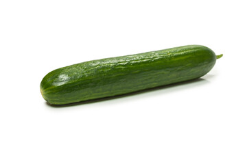 Cucumber isolated on white background.
