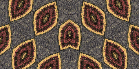 African fabric – Colored pattern