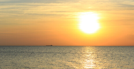 Sunset on the Sea of ​​Azov